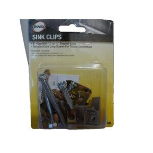 Danco Sink Clips #10530 - For Use with "J" or "U" channel sinks